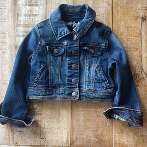 Cat & Jack cropped jean jacket XS(4/5)